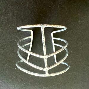 Silver cuff bracelet